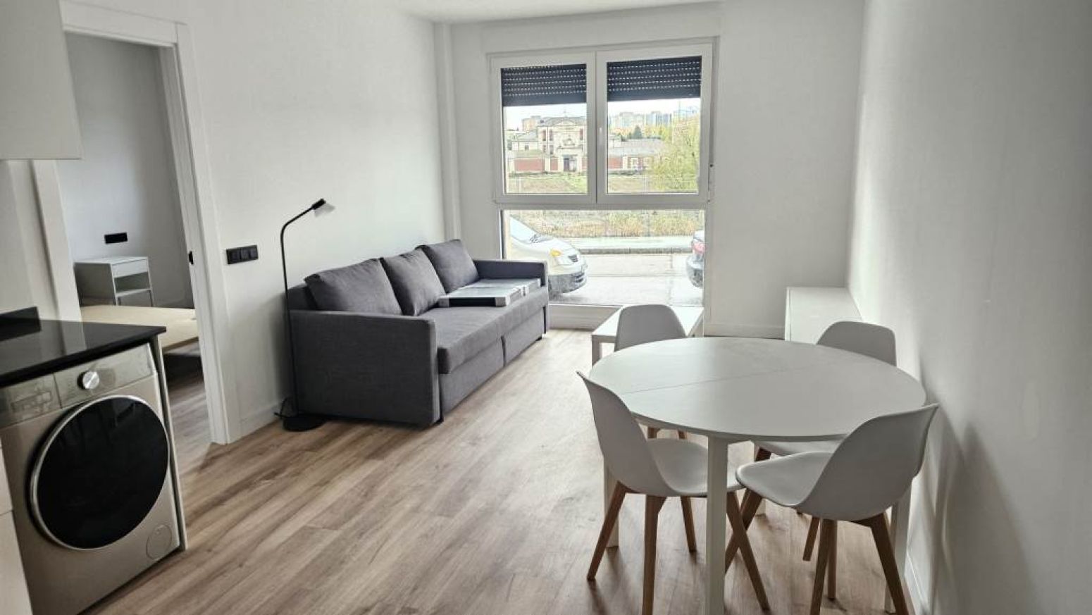 Living room of Flat to rent in Salamanca Capital  with Heating, Storage room and Furnished