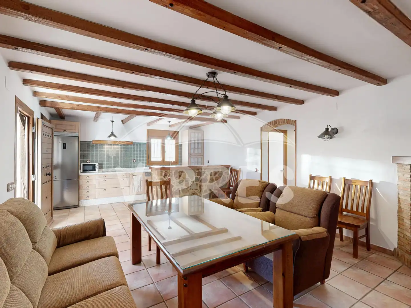 Sala de estar de Finca rústica en venta en Casar de Cáceres con Calefacción y Trastero