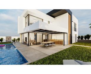 Terrassa de Casa o xalet en venda en Orihuela amb Aire condicionat, Jardí privat i Piscina