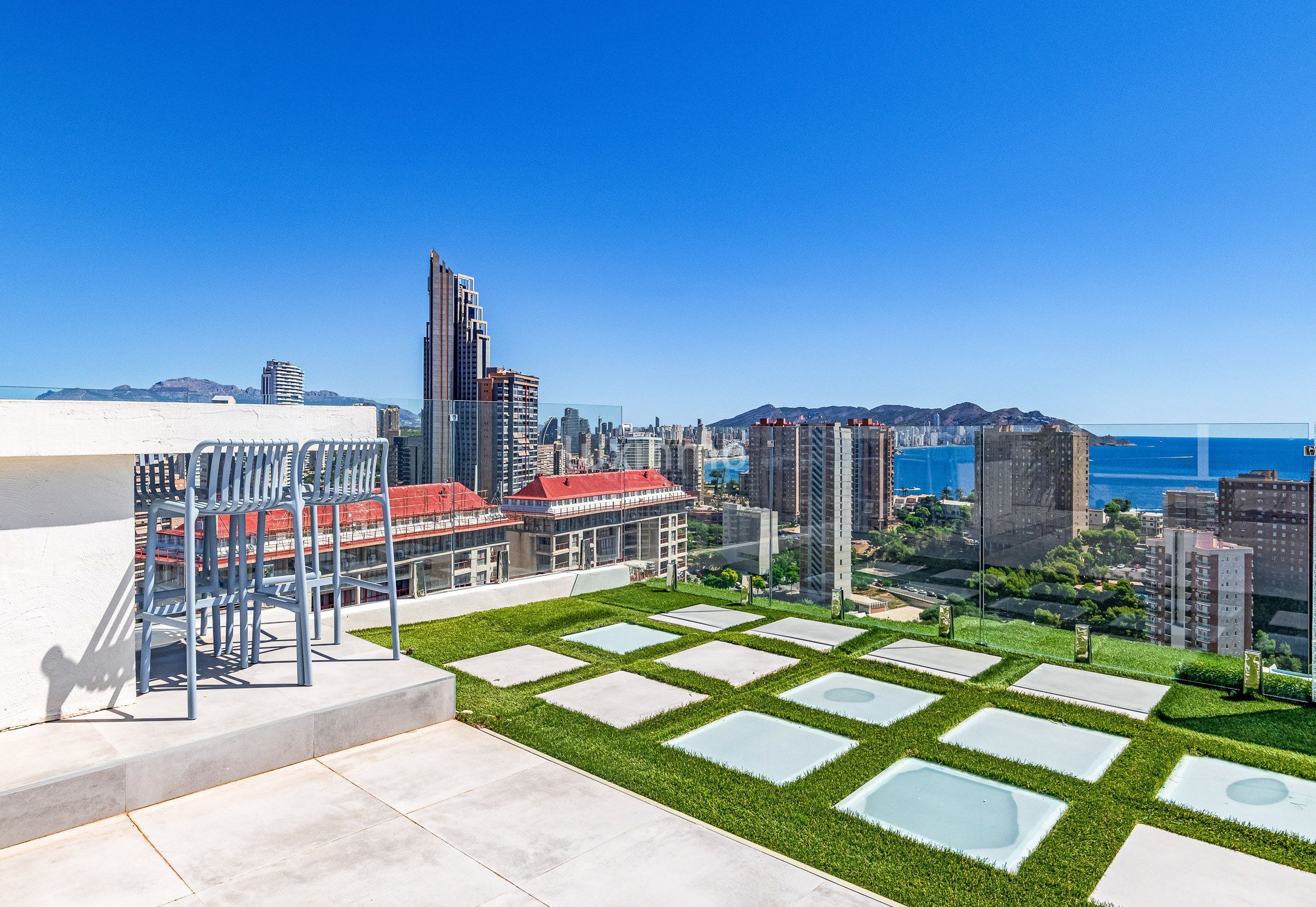 Terrassa de Àtic en venda en Villajoyosa / La Vila Joiosa amb Aire condicionat, Jardí privat i Terrassa