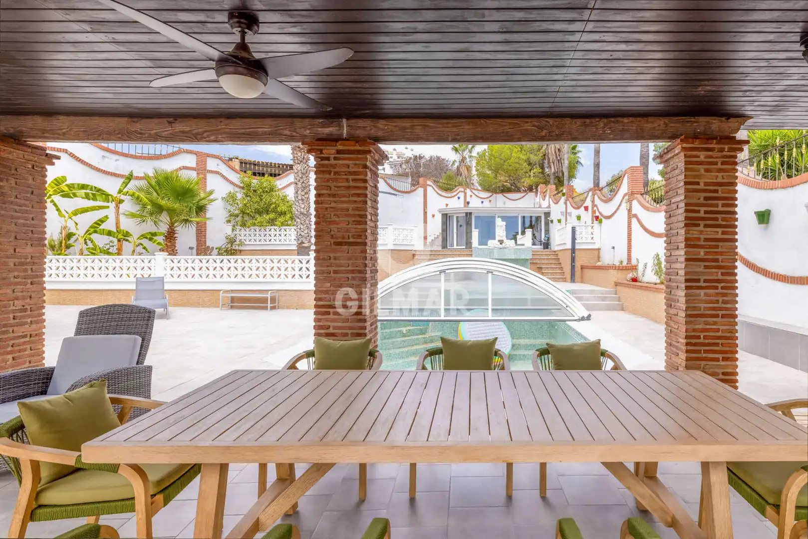 Terraza de Casa o chalet en venta en Estepona con Jardín privado y Piscina