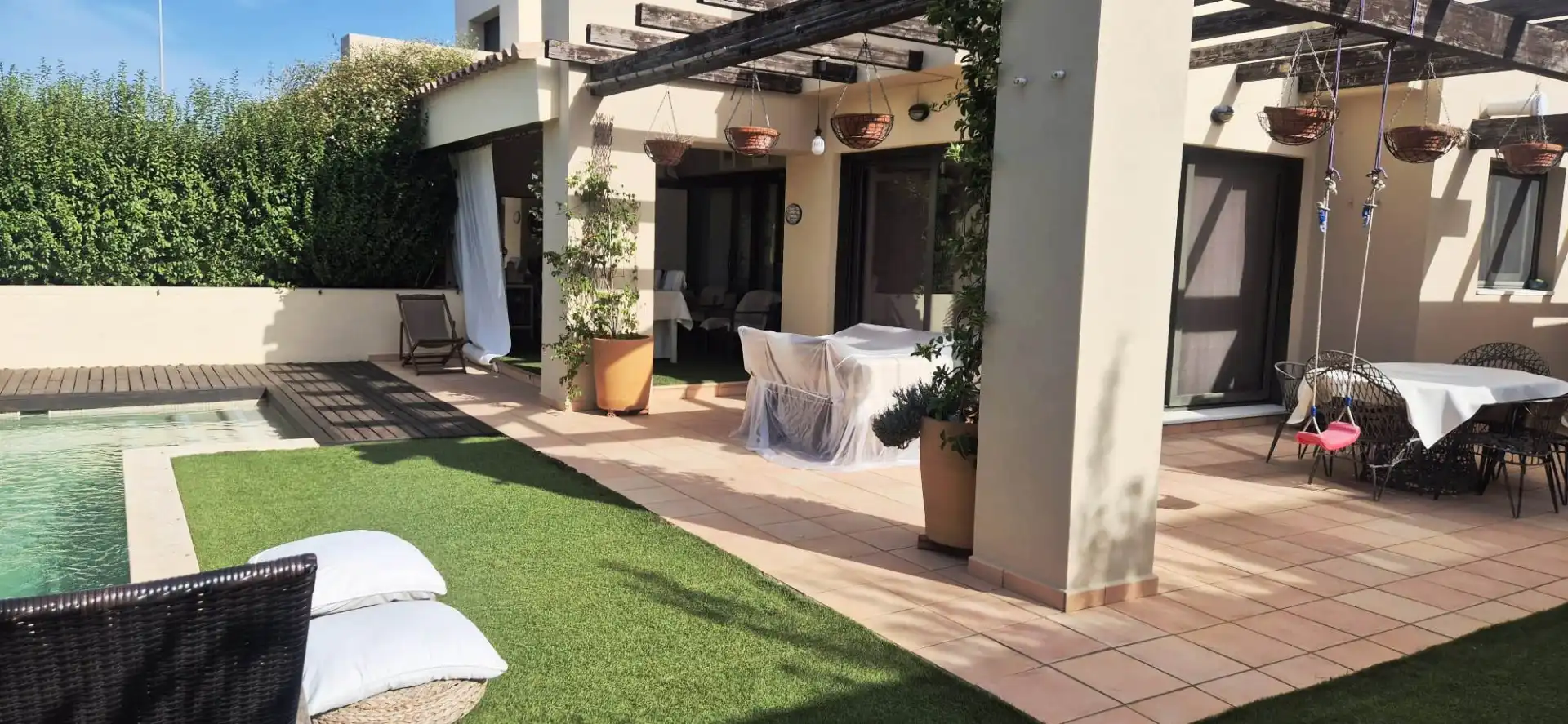 Terraza de Casa adosada en venta en Puerto Real con Aire acondicionado, Jardín privado y Parquet