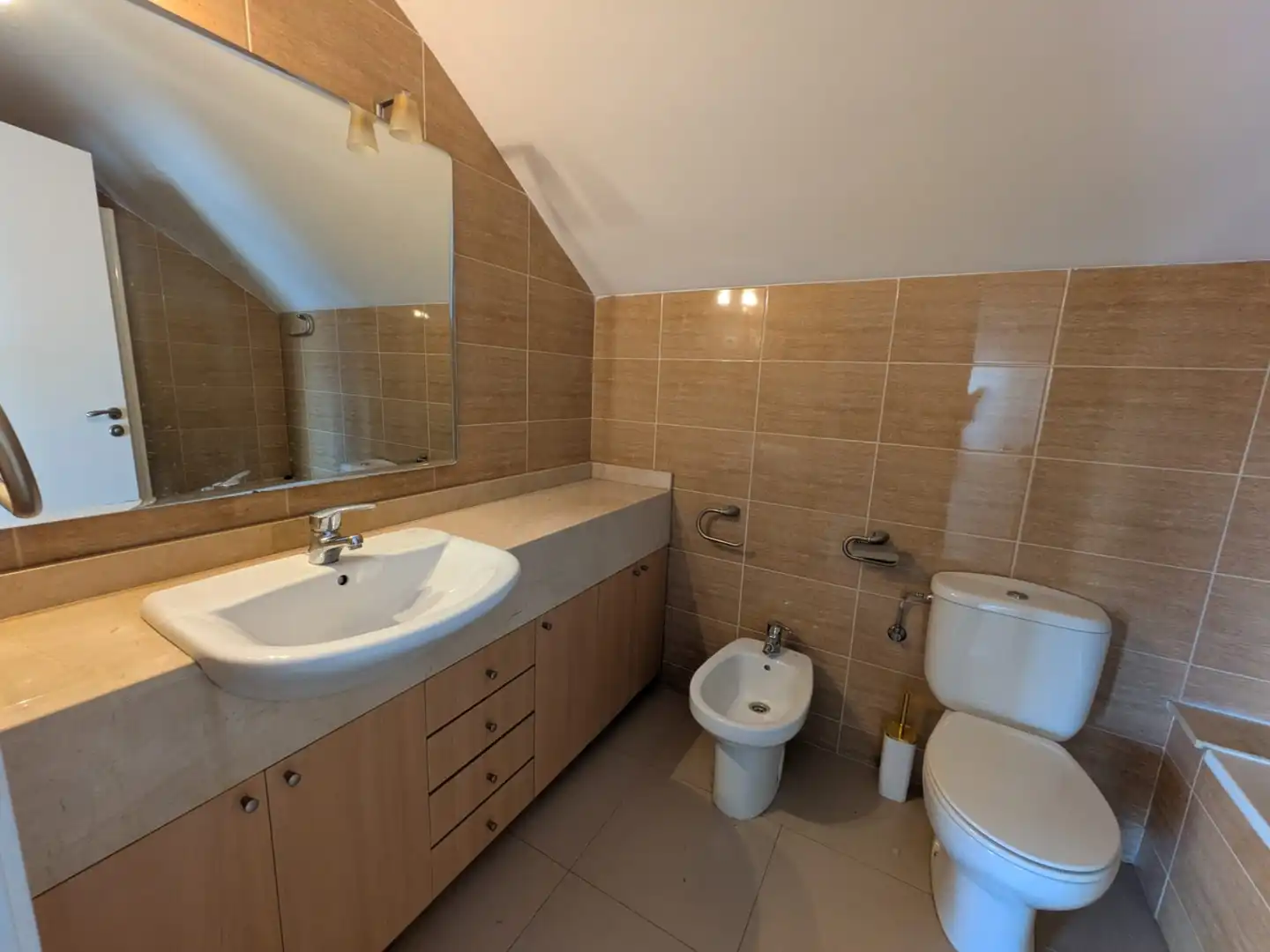 Bathroom of Duplexes for sale in Sant Joan Despí  with Air Conditioner, Parquet flooring and Terrace