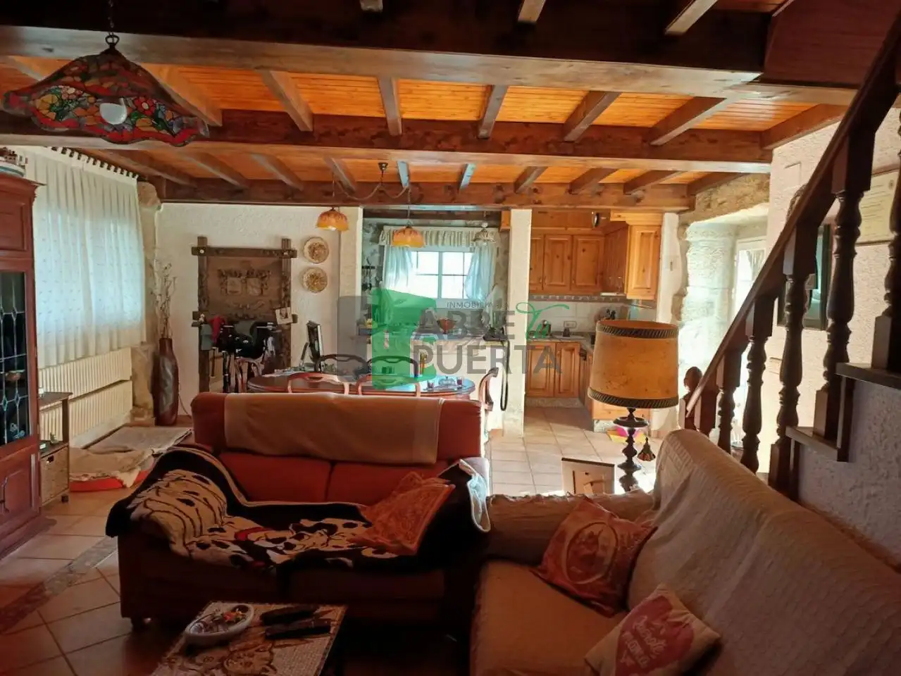 Sala d'estar de Casa o xalet en venda en Paderne de Allariz amb Calefacció, Jardí privat i Terrassa