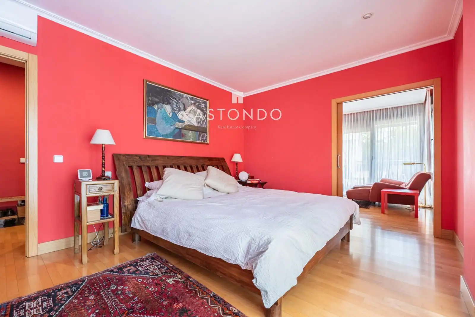 Habitación de Casa adosada en venta en Madrid con Aire acondicionado, Calefacción y Parquet