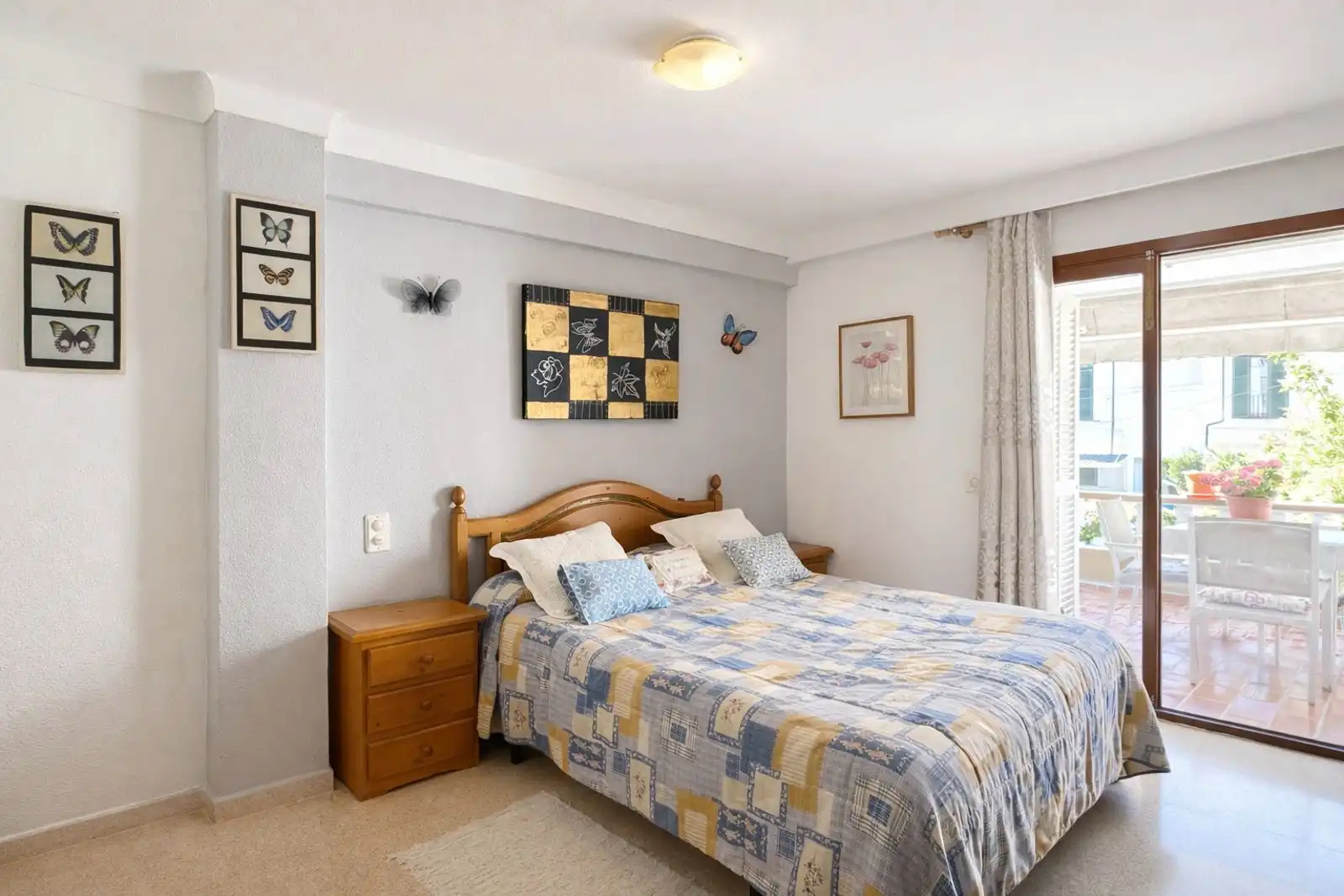 Schlafzimmer von Wohnungen zum Verkauf in Pollença mit Privatgarten, Terrasse und Abstellraum