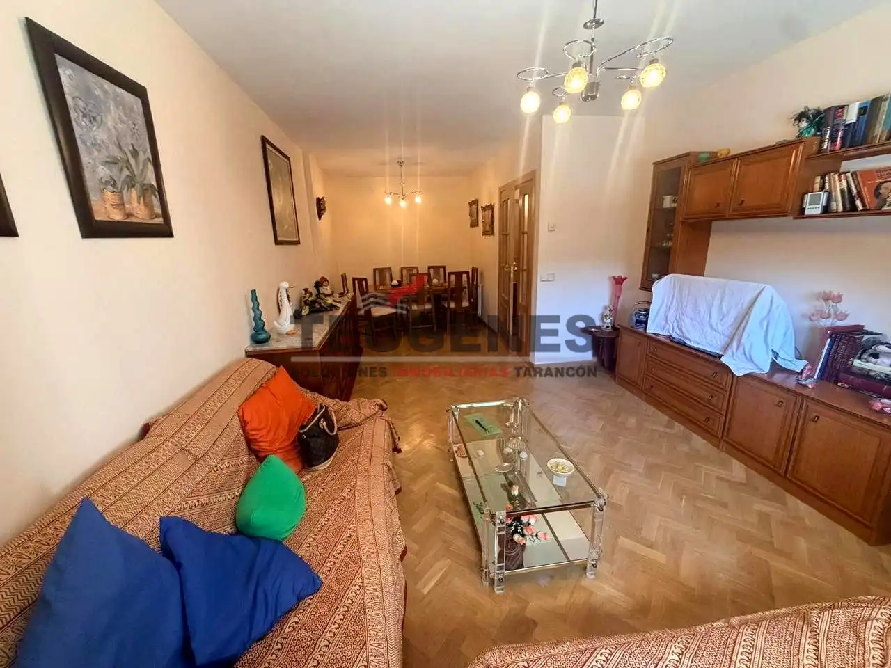 Living room of Ground floor for sale in Tarancón  with Heating, Parquet flooring and Storage room