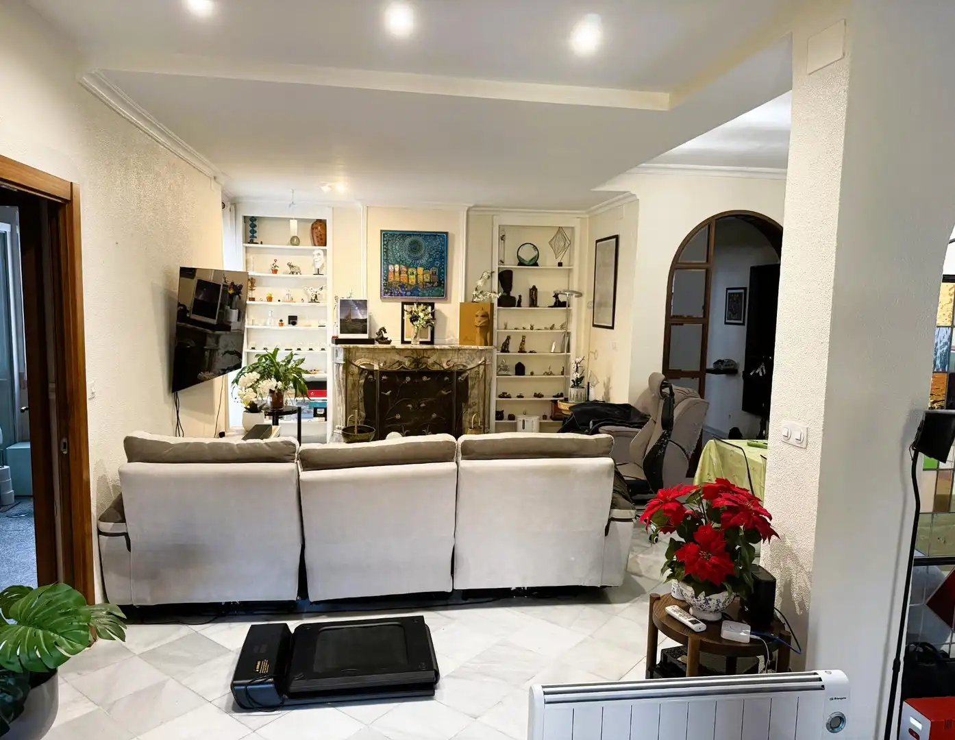 Sala de estar de Piso en venta en Sevilla con Aire acondicionado, Terraza y Trastero