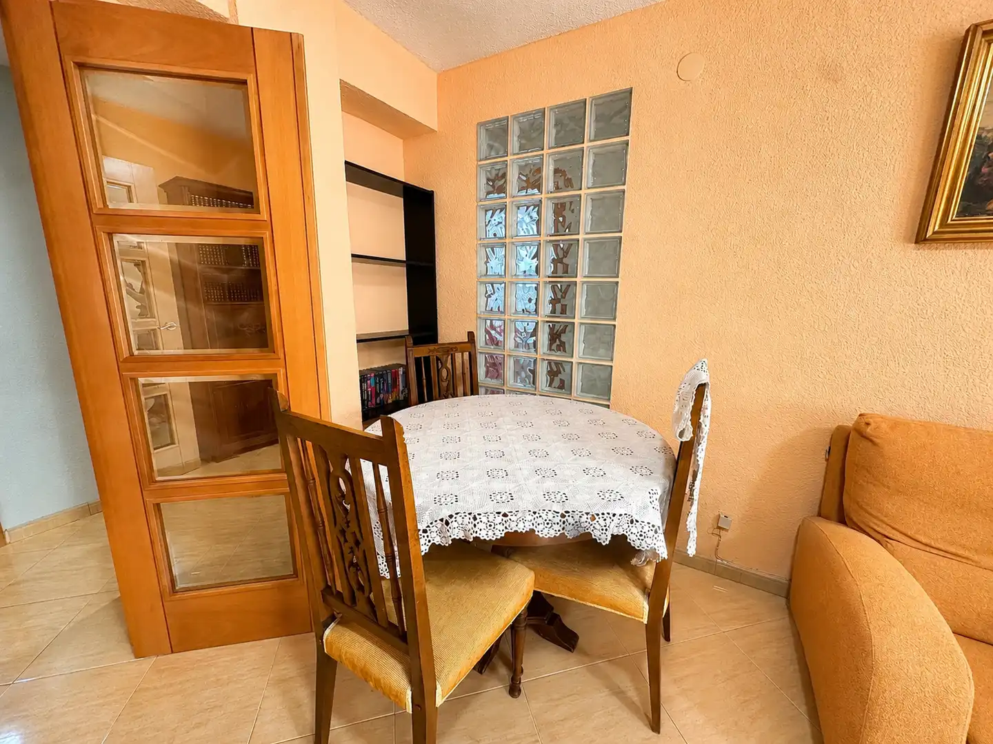 Dining room of Flat for sale in Valencia  with Air Conditioner, Furnished and Oven