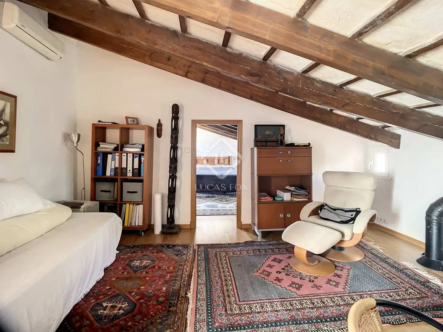 Living room of Houses for sale in Maó - Mahón  with Air Conditioner, Heating and Parquet flooring