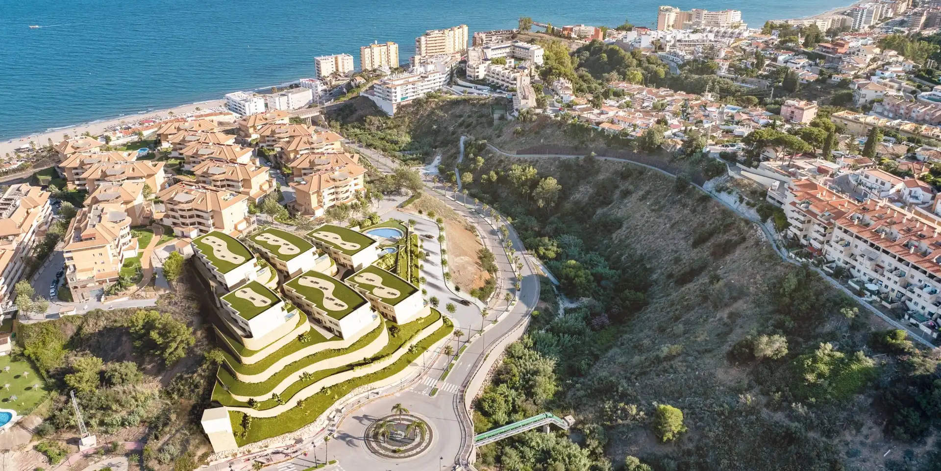 Exterior view of Detached homes for sale in Fuengirola  with Air Conditioner, Heating and Private garden