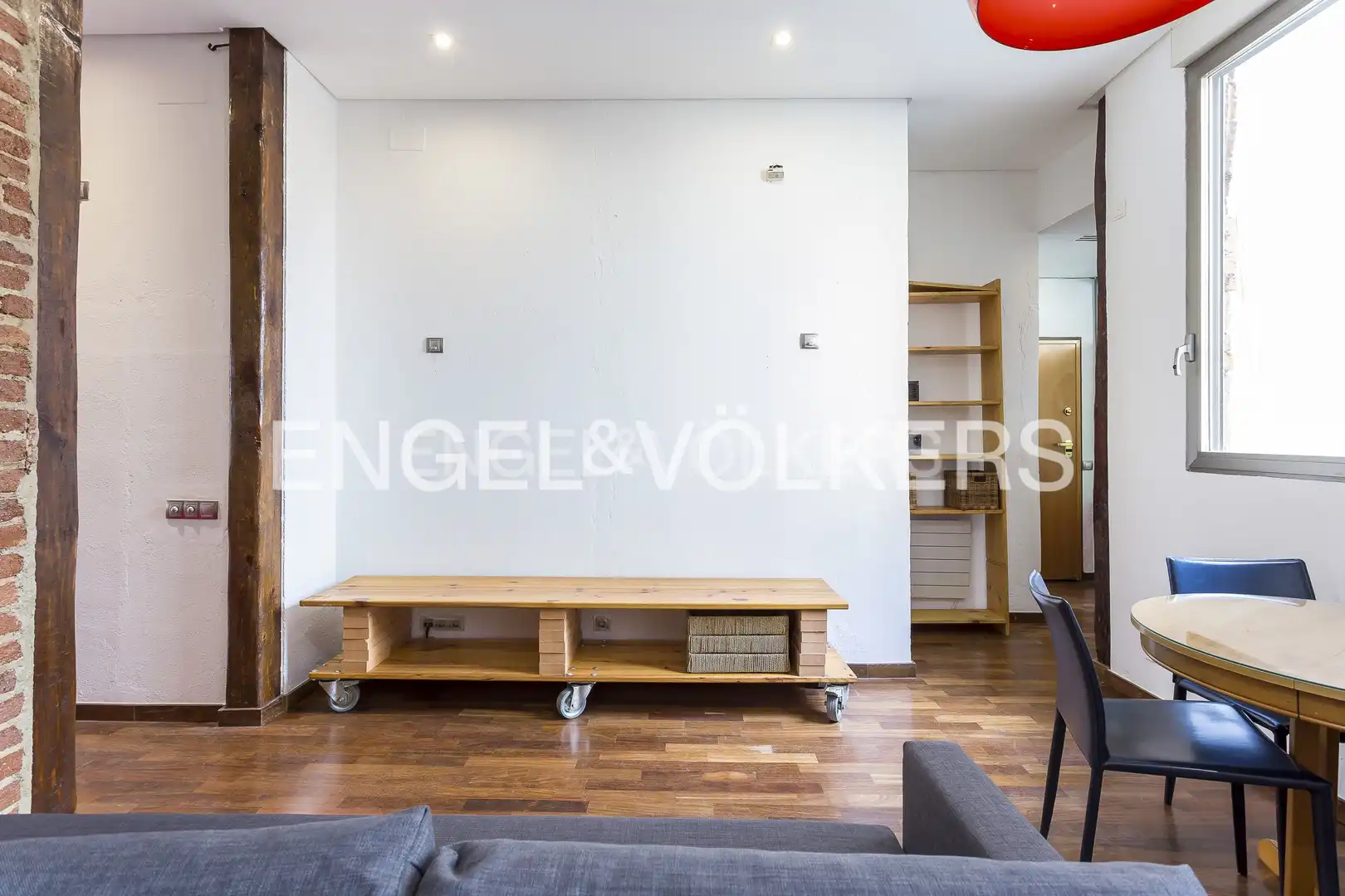 Wohnzimmer von Wohnung zur Miete in Madrid mit Klimaanlage, Heizung und Möbliert