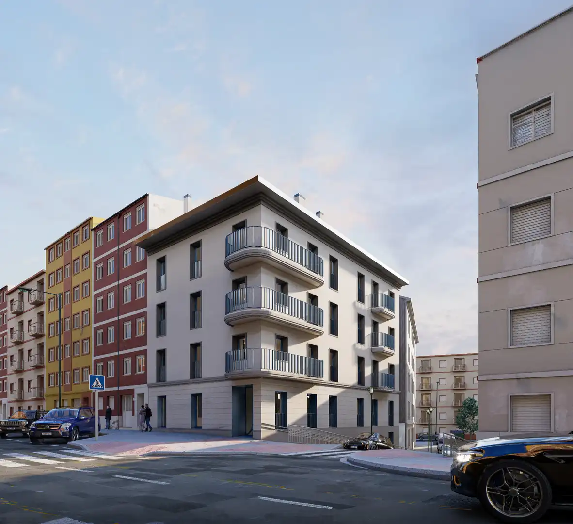 Exterior view of Apartments for sale in Burgos  with Heating, Parquet flooring and Terrace