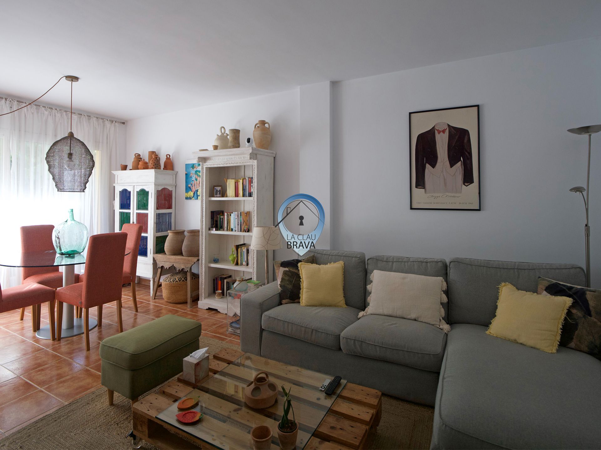 Sala d'estar de Pis en venda en Sant Feliu de Guíxols amb Aire condicionat, Calefacció i Terrassa