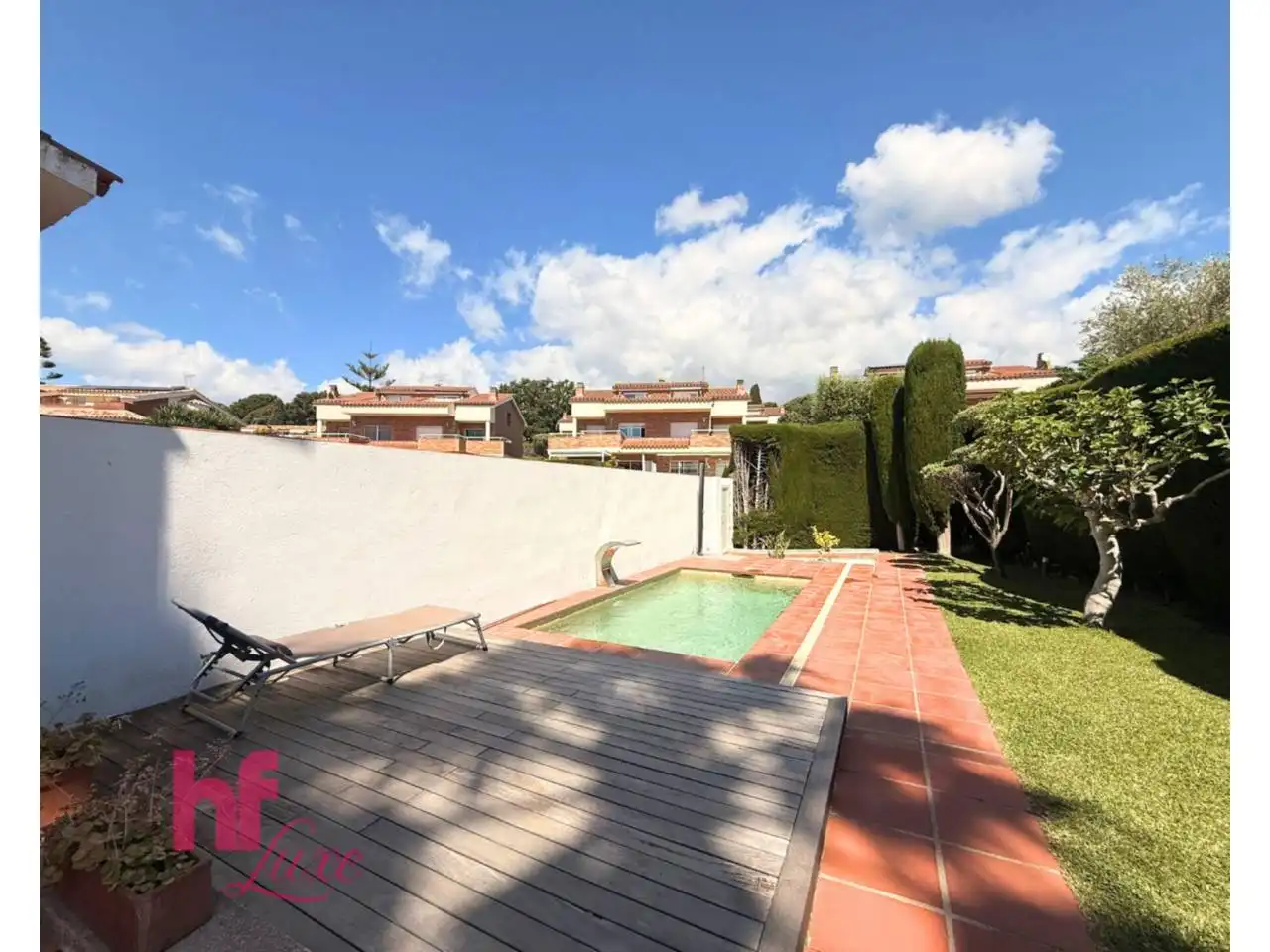 Jardí de Casa adosada en venda en Sant Vicenç de Montalt amb Aire condicionat, Calefacció i Jardí privat