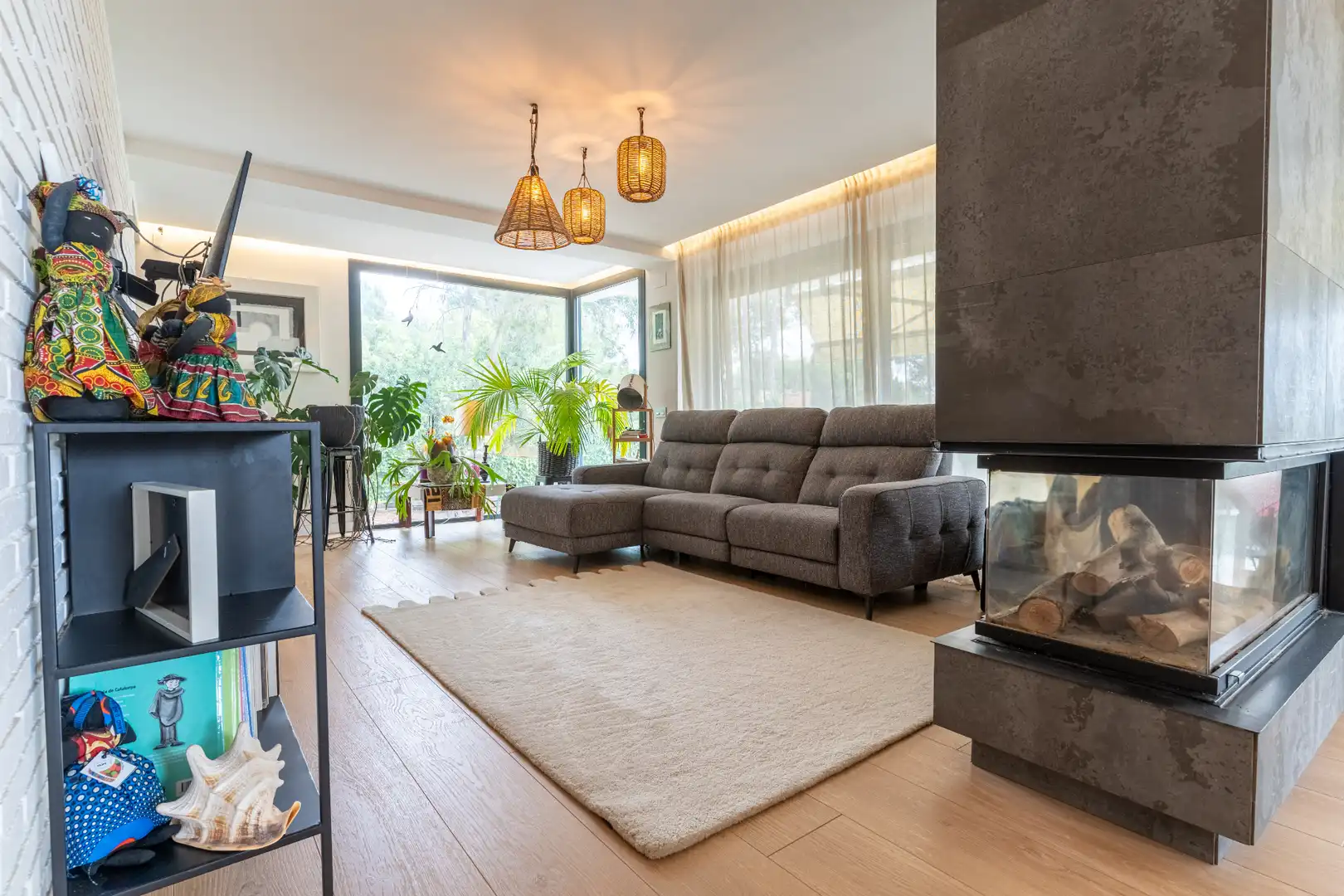 Wohnzimmer von Haus oder Chalet zum Verkauf in Almoster mit Heizung, Privatgarten und Terrasse