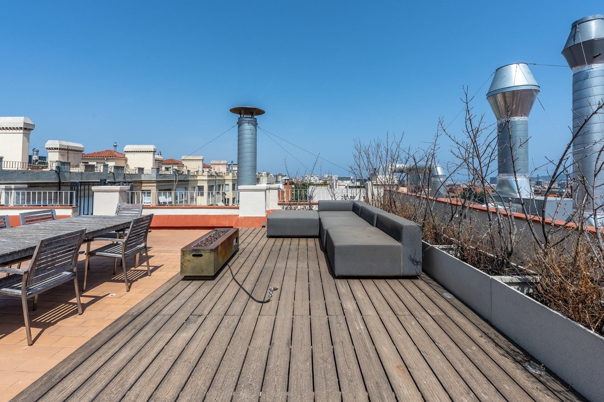 Terrace of Attic for sale in  Barcelona Capital  with Air Conditioner, Heating and Terrace