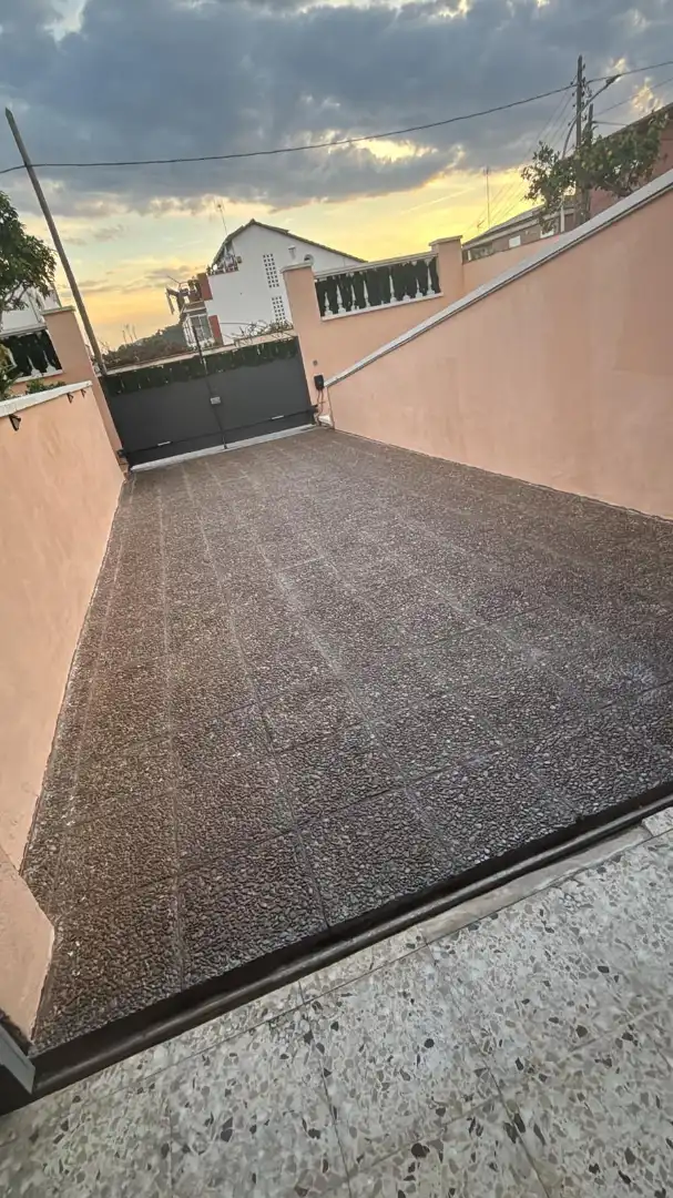 Terrasse von Haus oder Chalet zur Miete in Viladecans mit Klimaanlage, Heizung und Privatgarten