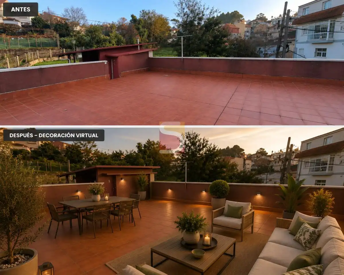 Terrasse von Wohnung zum Verkauf in Vigo  mit Heizung und Möbliert