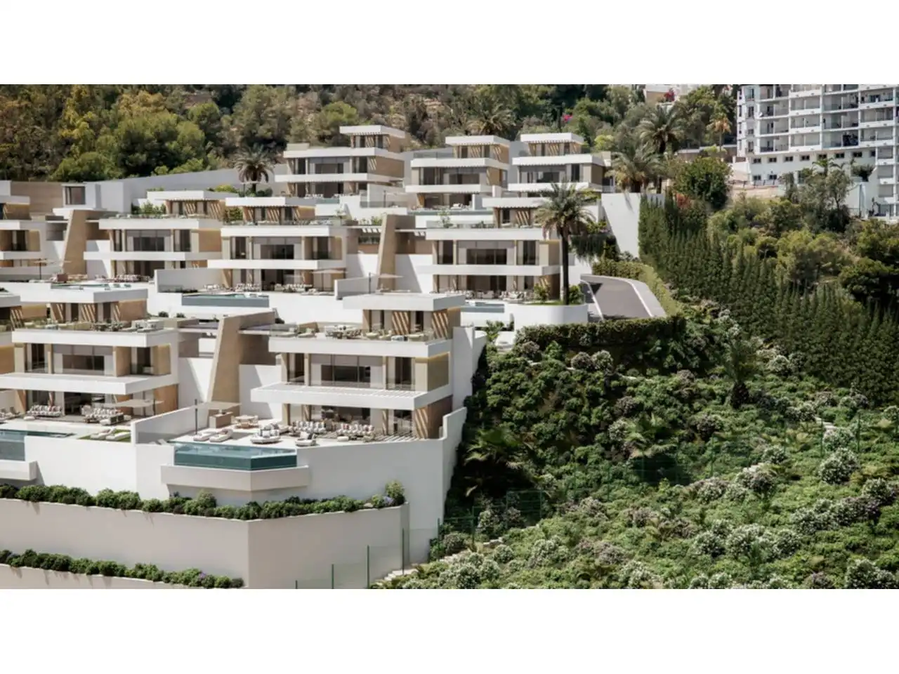 Vista exterior de Casa o chalet en venta en Almuñécar con Aire acondicionado, Terraza y Piscina