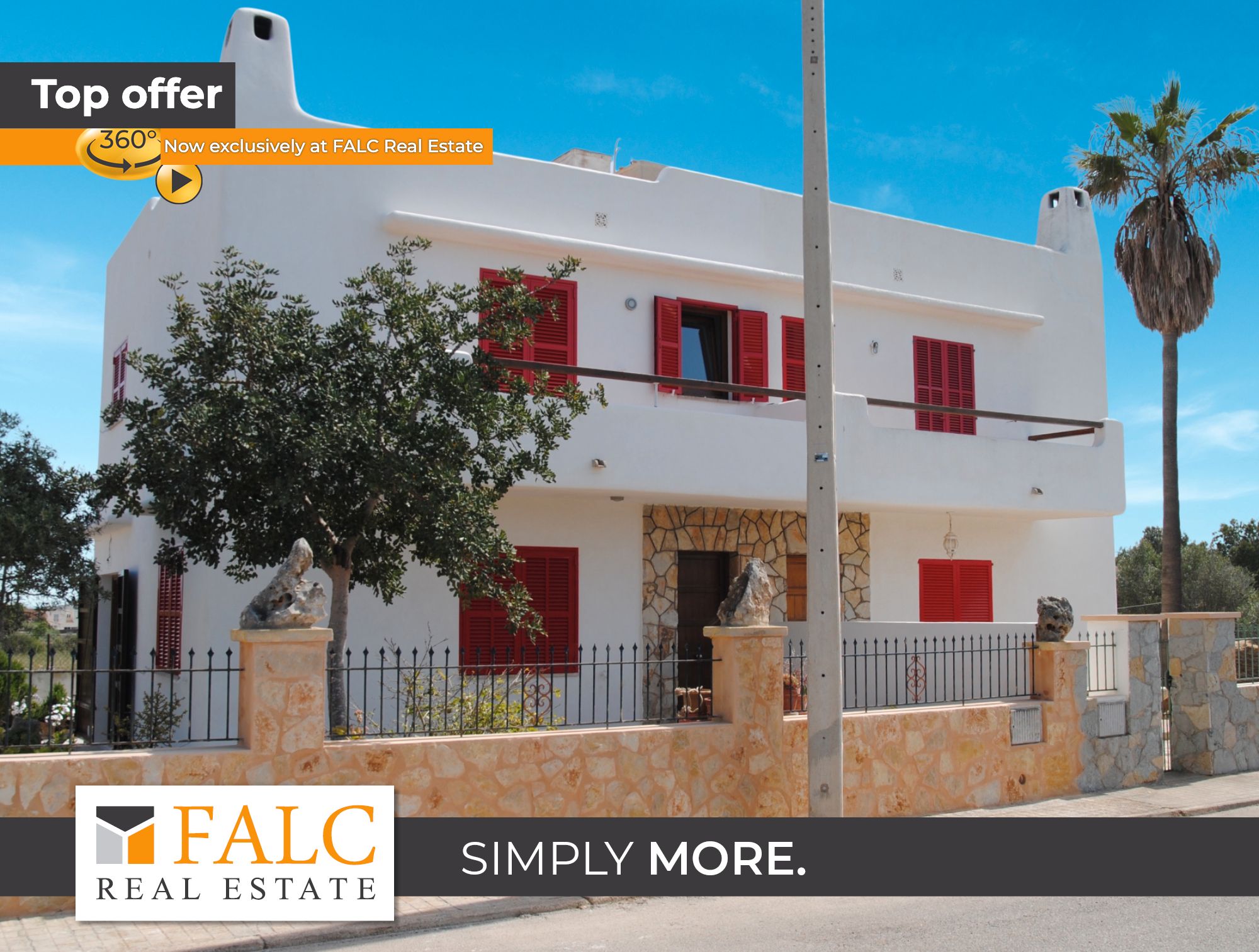 Exterior view of House or chalet for sale in Santanyí  with Private garden