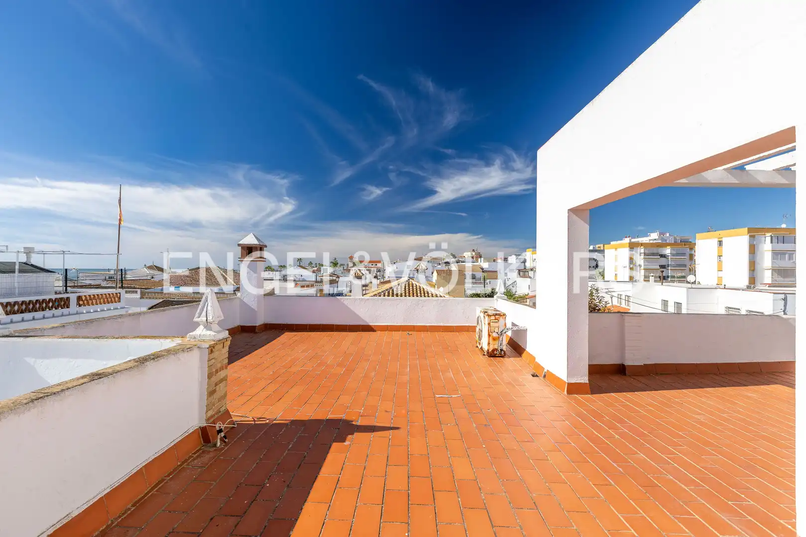 Terraza de Finca rústica en venta en La Antilla con Aire acondicionado, Calefacción y Jardín privado