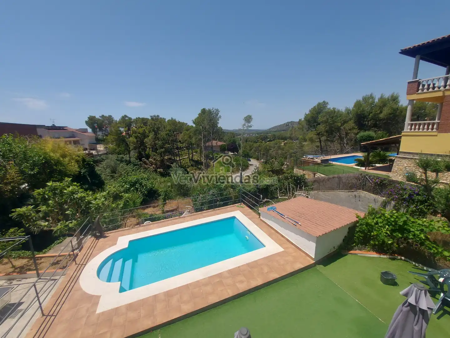 Piscina de Casa o xalet en venda en Olivella amb Calefacció, Jardí privat i Parquet