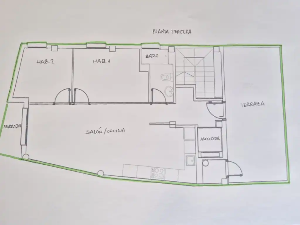 Dachboden zum Verkauf in Zaragoza mit Klimaanlage, Terrasse und Ofen