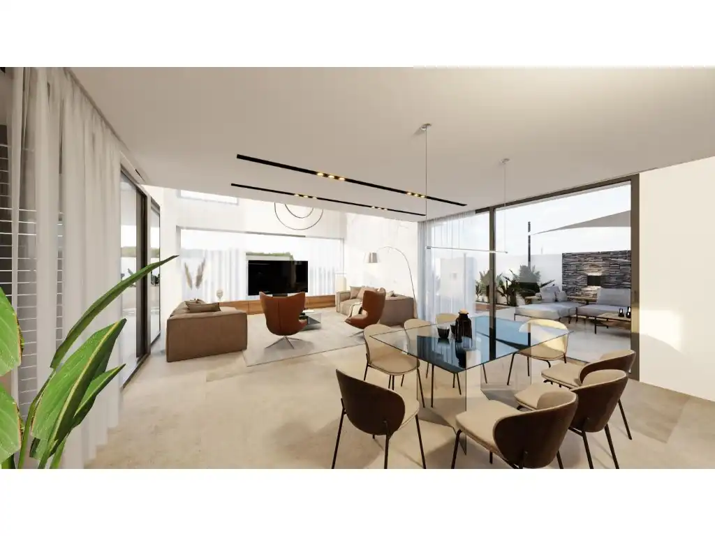 Sala de estar de Casa o chalet en venta en Orihuela con Aire acondicionado, Jardín privado y Piscina
