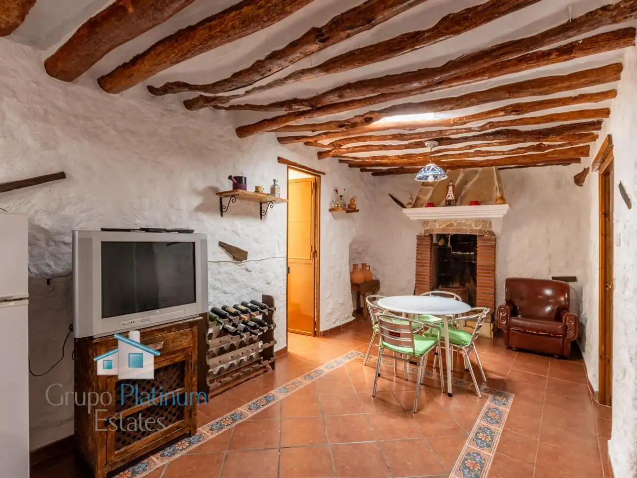 Sala de estar de Casa o chalet en venta en Huéneja con Jardín privado, Trastero y Piscina