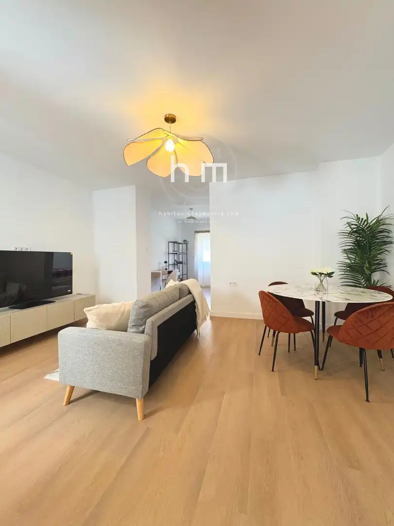 Sala de estar de Piso en venta en Alcantarilla con Aire acondicionado y Terraza