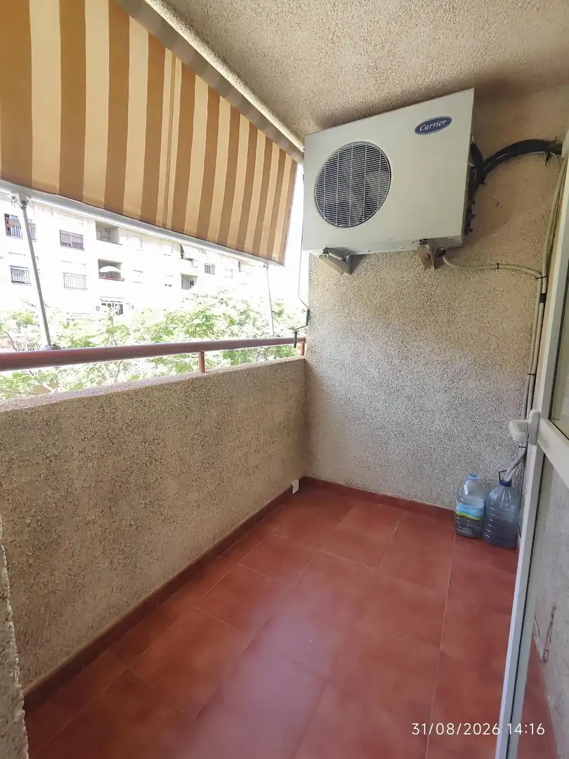 Terraza de Piso de alquiler en Málaga con Aire acondicionado, Terraza y Amueblado