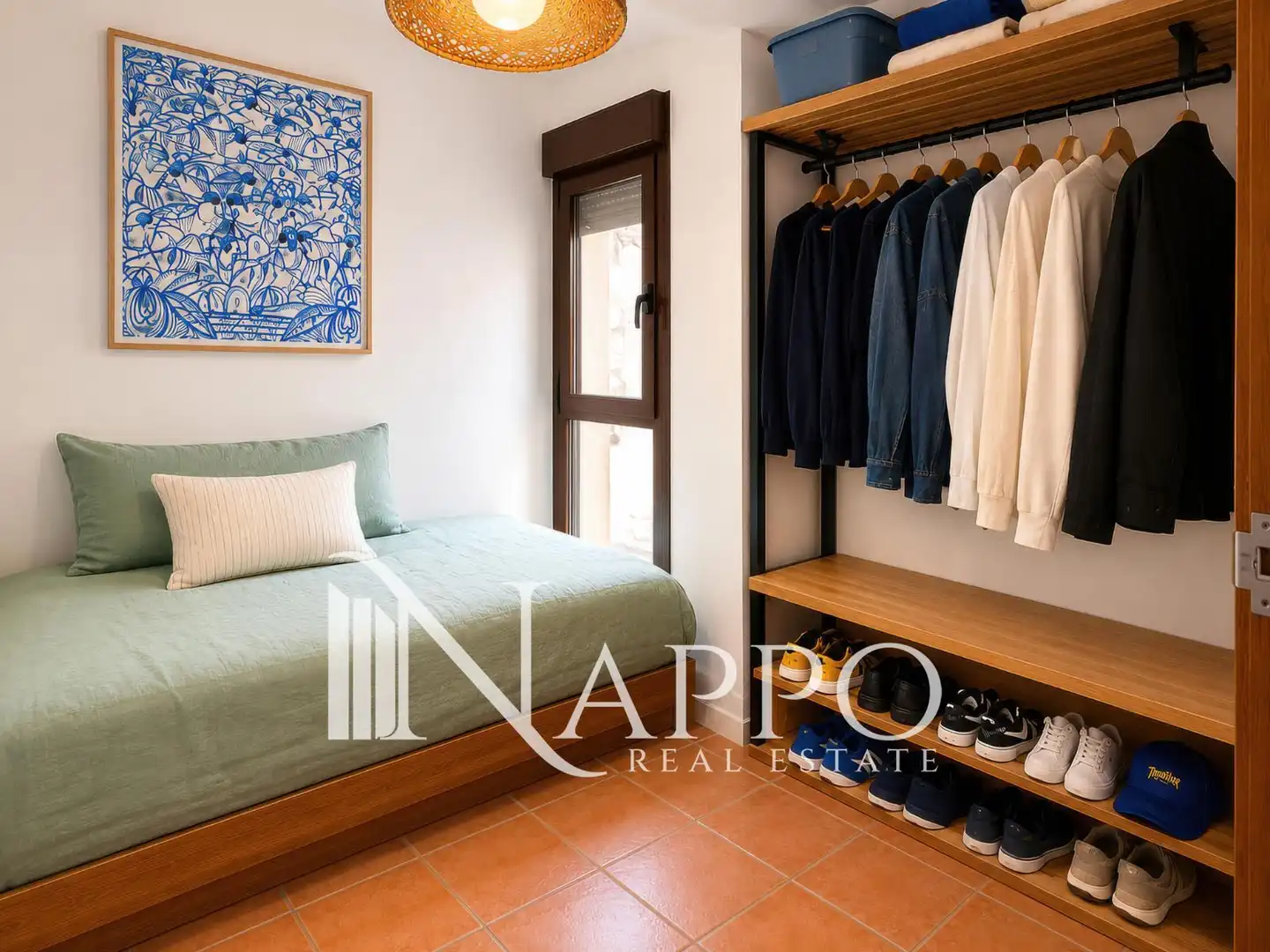 Schlafzimmer von Maisonette zum Verkauf in  Palma de Mallorca mit Klimaanlage, Heizung und Möbliert