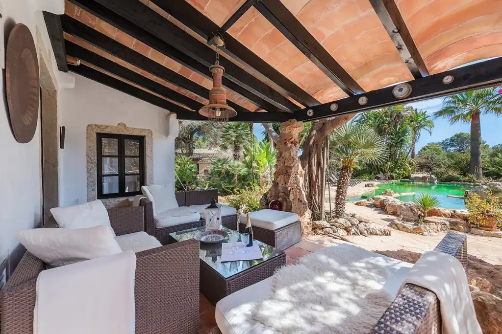 Terraza de Finca rústica en venta en Santanyí con Calefacción, Jardín privado y Terraza