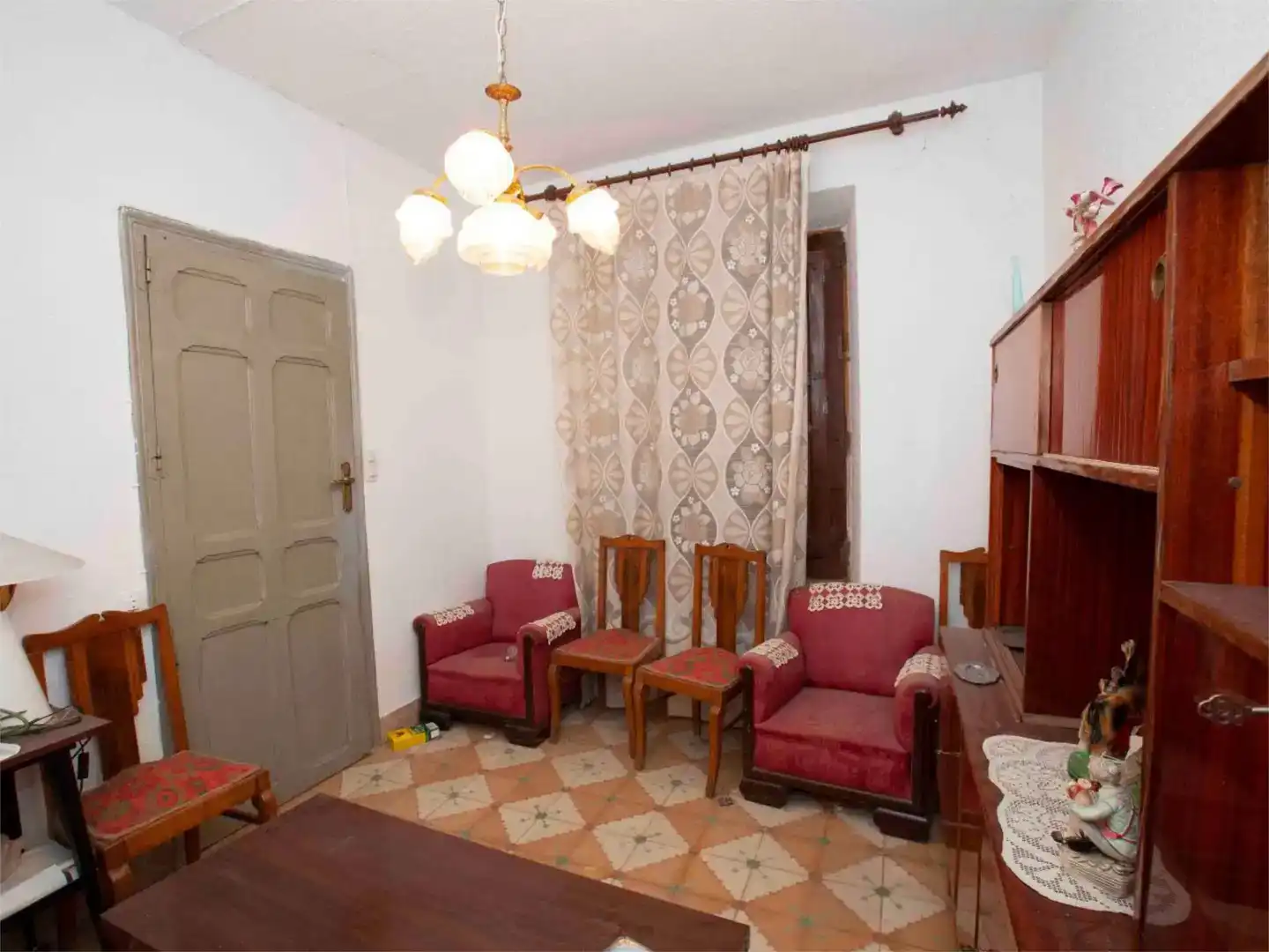Sala d'estar de Casa adosada en venda en Membibre de la Hoz amb Moblat