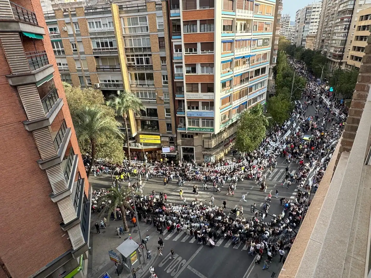 Vista exterior de Piso de alquiler en Murcia con Aire acondicionado, Calefacción y Amueblado