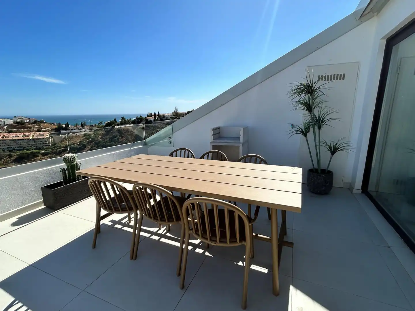 Terrasse von Dachboden zum Verkauf in Fuengirola mit Gemeinschaftspool
