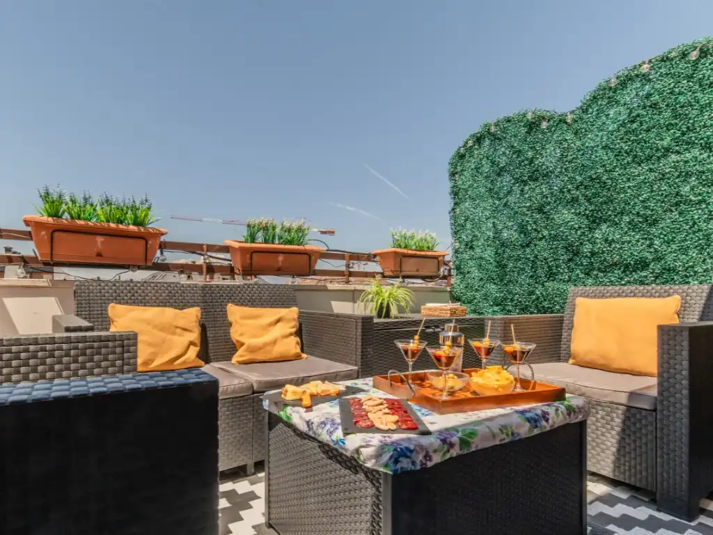 Terrassa de Dúplex de lloguer en Majadahonda amb Jardí privat, Terrassa i Piscina