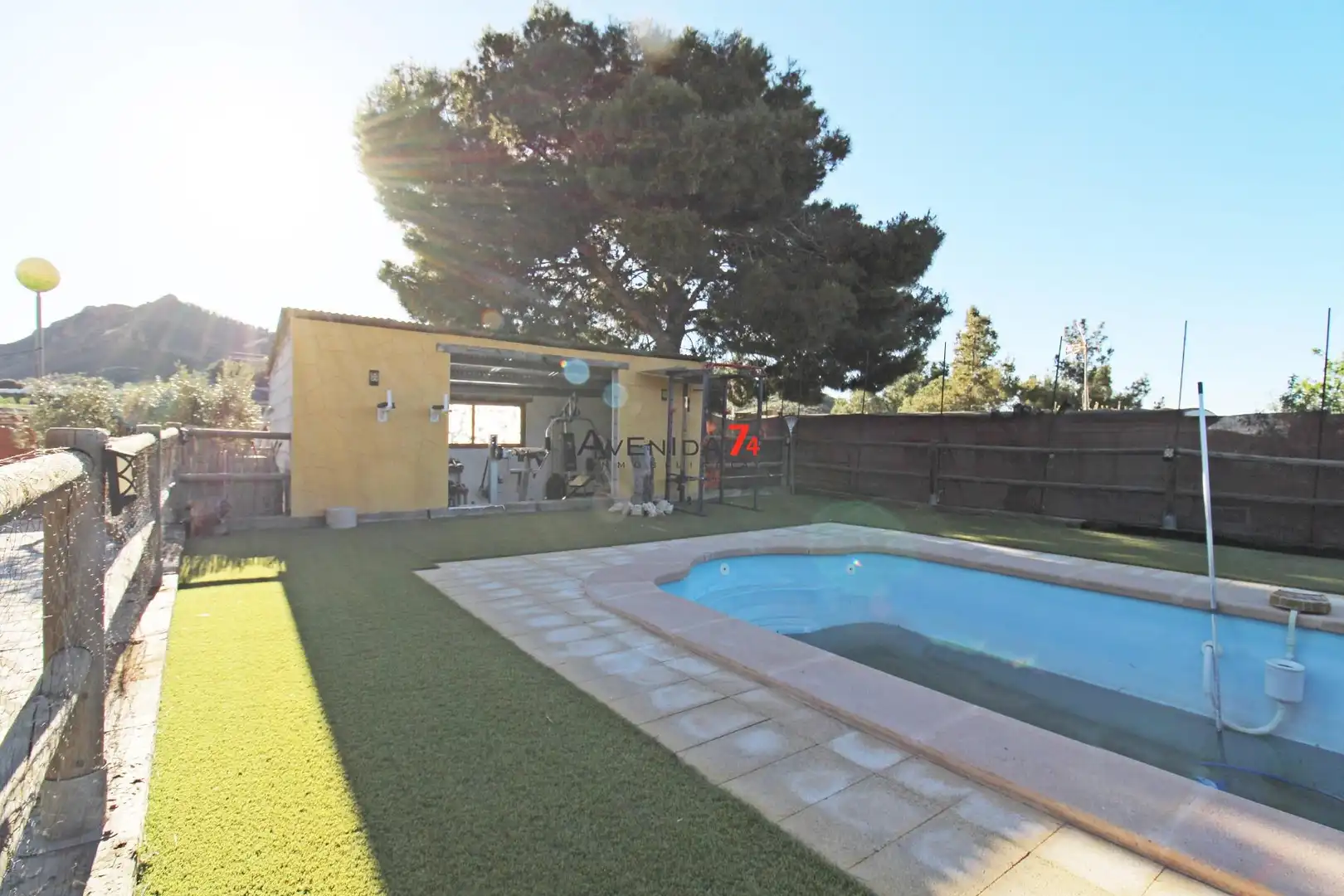 Schwimmbecken von Haus oder Chalet zum Verkauf in Lorca mit Klimaanlage, Heizung und Privatgarten