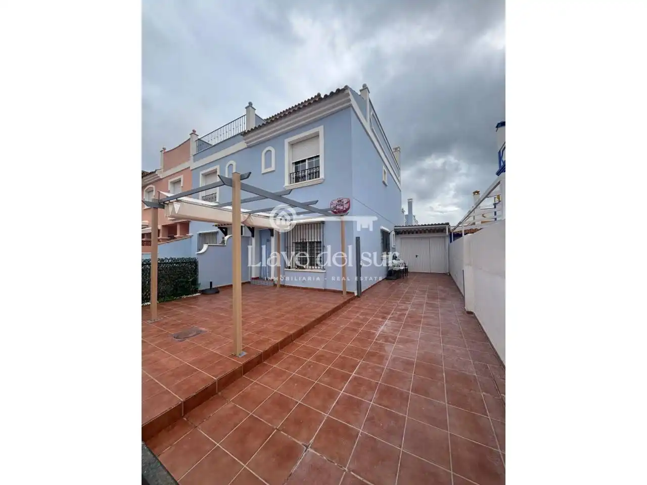 Vista exterior de Dúplex en venda en Pulpí amb Aire condicionat, Jardí privat i Terrassa