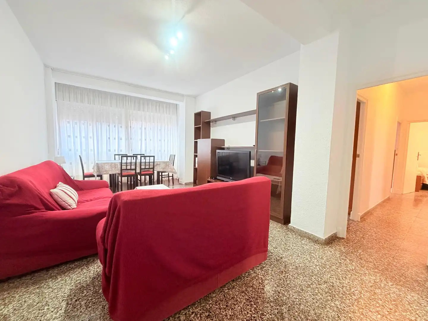 Sala d'estar de Pis de lloguer en Cartagena amb Moblat i Balcó