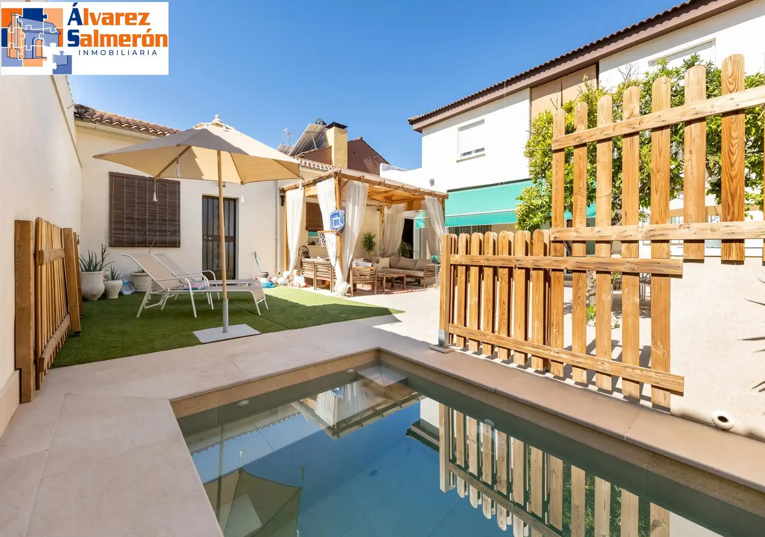 Jardín de Casa o chalet en venta en Albolote con Terraza, Trastero y Jacuzzi