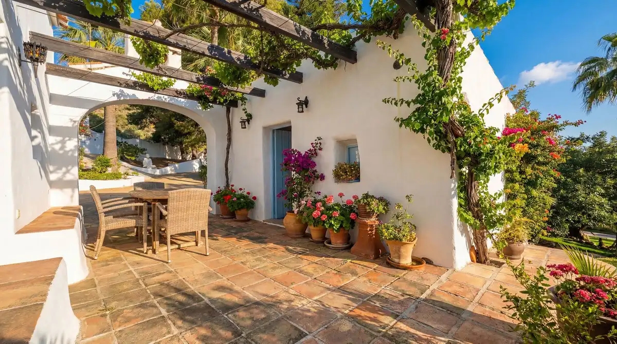 Terrassa de Finca rústica en venda en Alhaurín El Grande amb Aire condicionat, Jardí privat i Terrassa