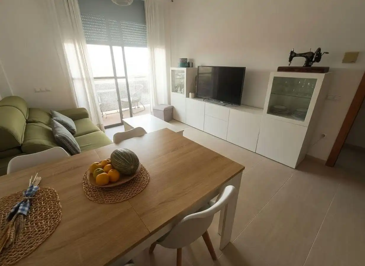 Living room of Flat for sale in La Ràpita  with Terrace, Balcony and Community pool