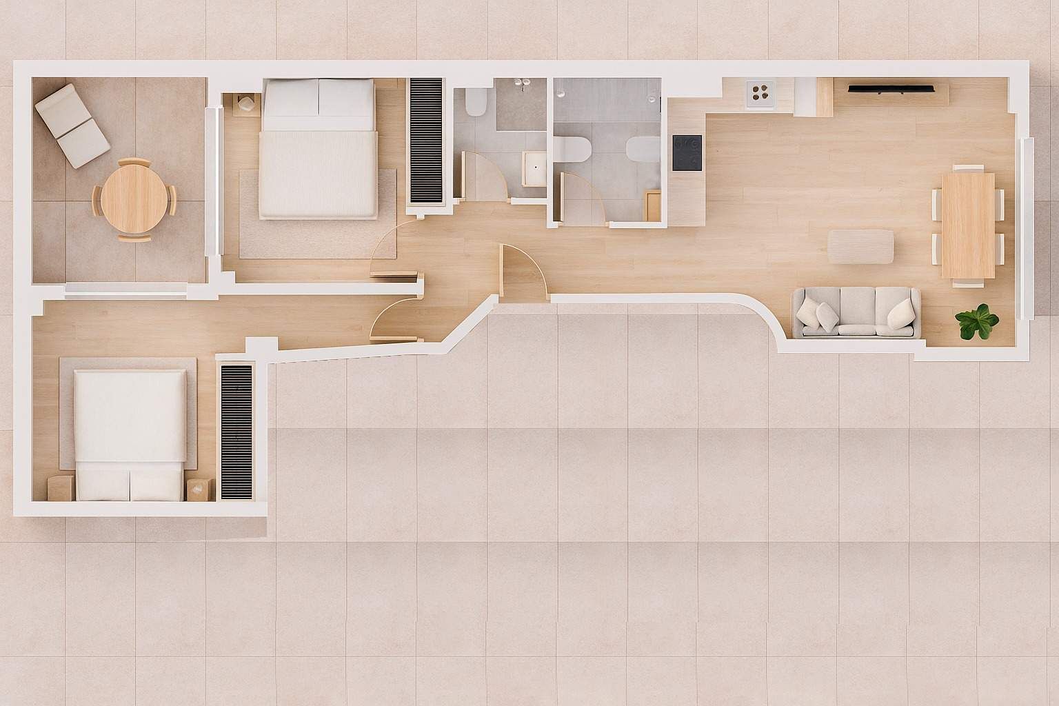 Flat for sale in Calle JAZMIN, 26, Carolinas Bajas