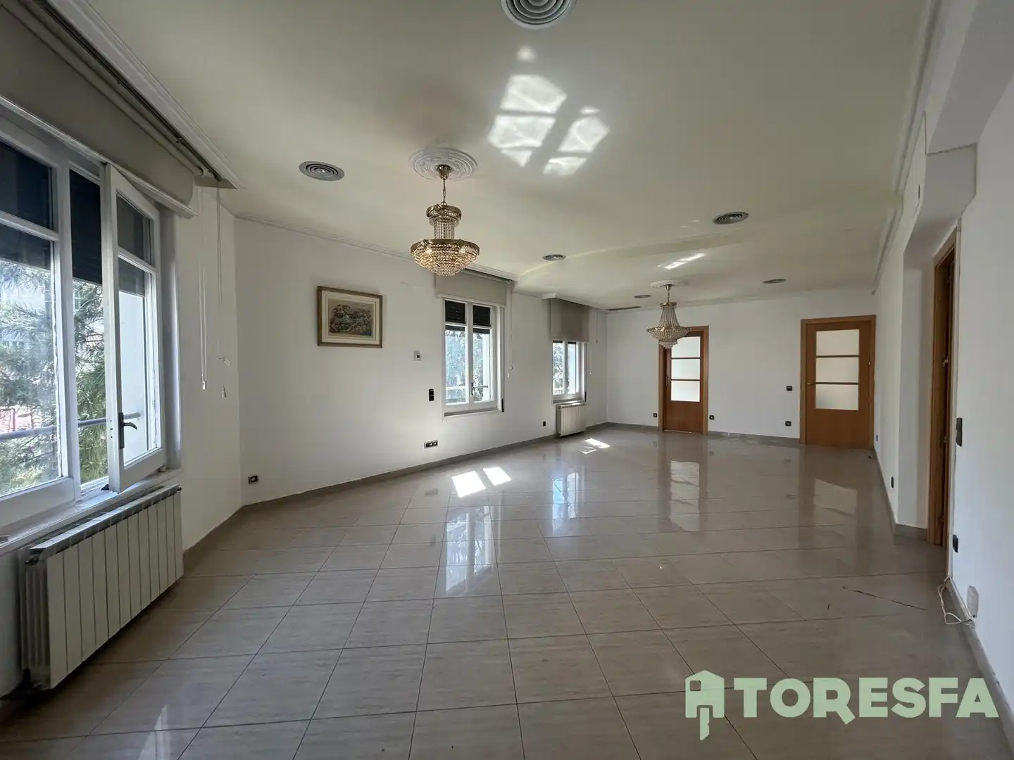 Sala de estar de Ático en venta en Granollers con Calefacción y Terraza