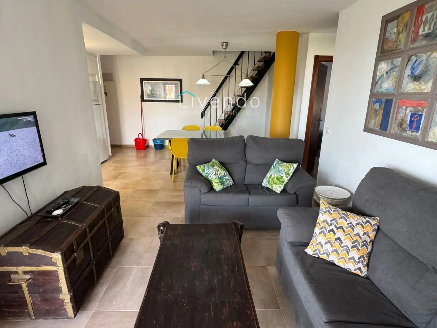 Sala d'estar de Dúplex en venda en Zahara de los Atunes amb Terrassa