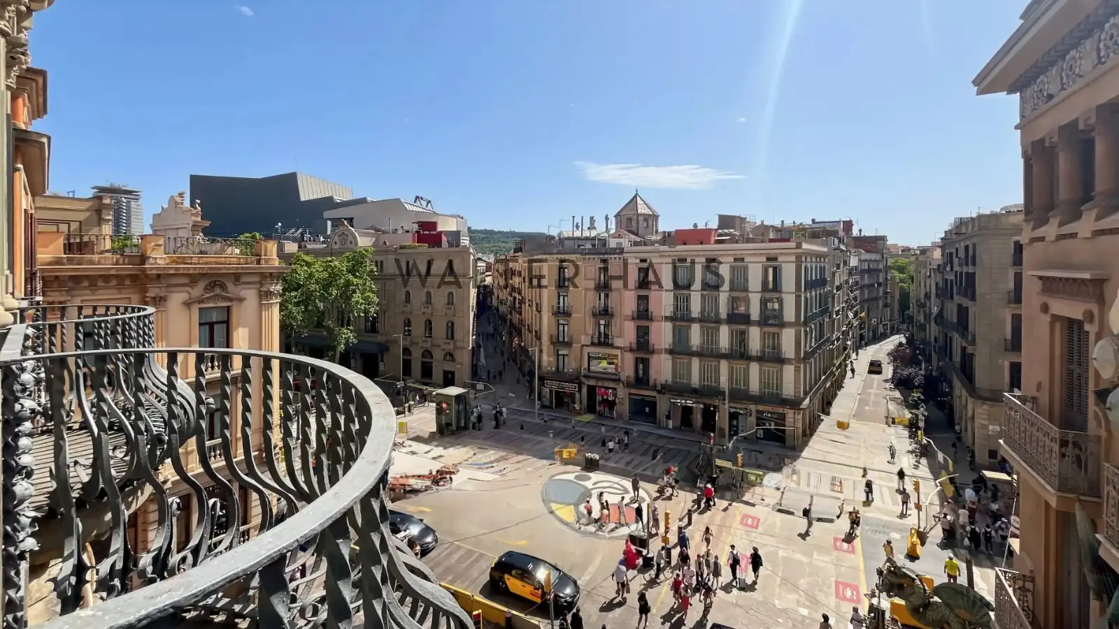 Vista exterior de Piso de alquiler en Barcelona con Aire acondicionado, Calefacción y Terraza