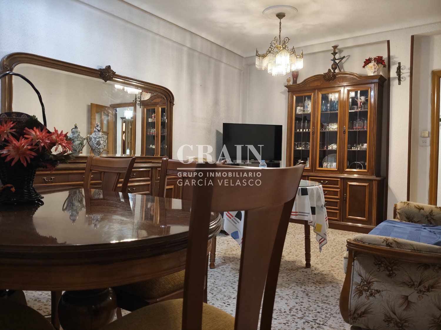 Dining room of Flat for sale in  Albacete Capital  with Heating and Balcony