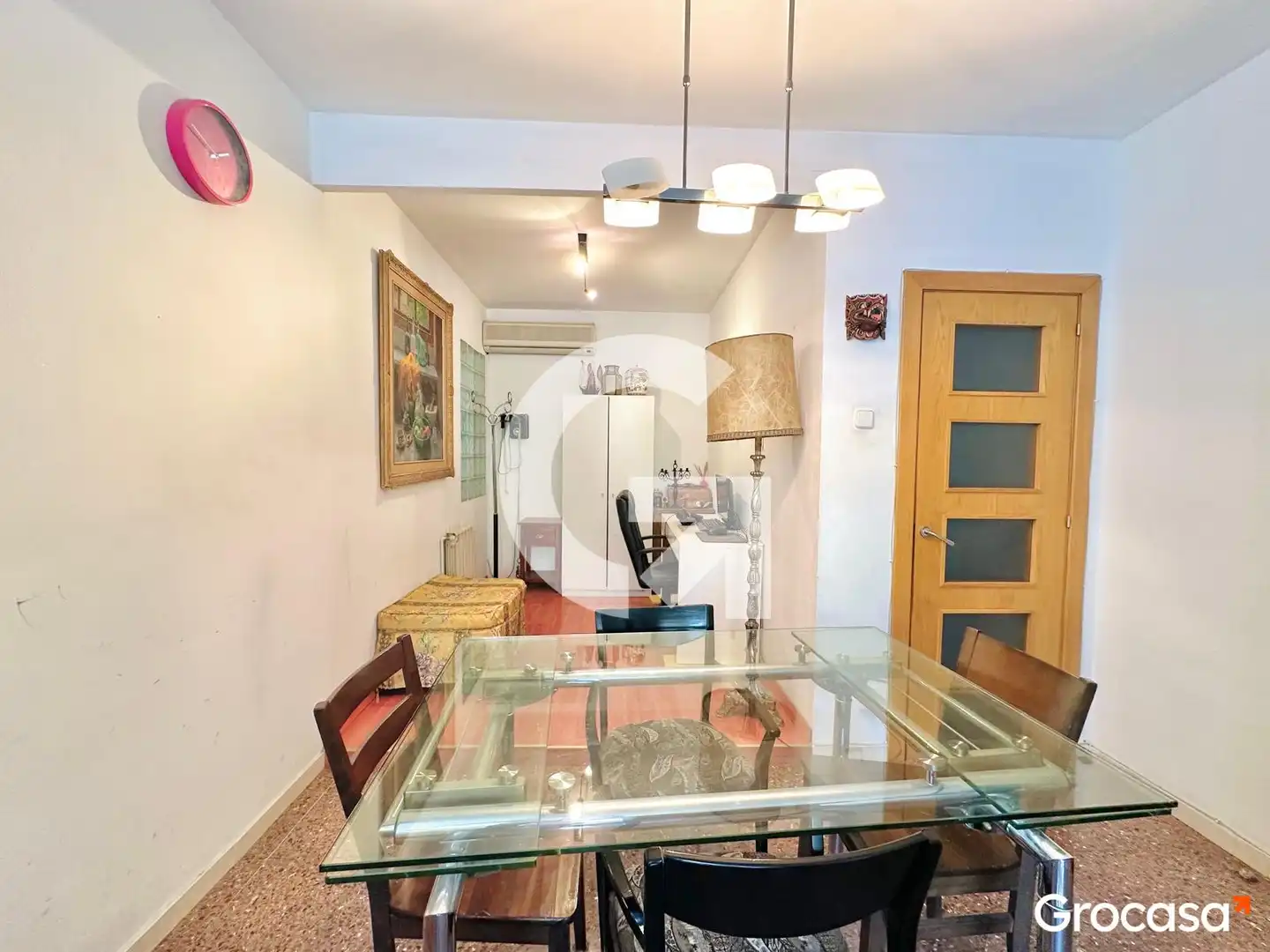 Dining room of Flat for sale in Barcelona  with Air Conditioner, Heating and Oven